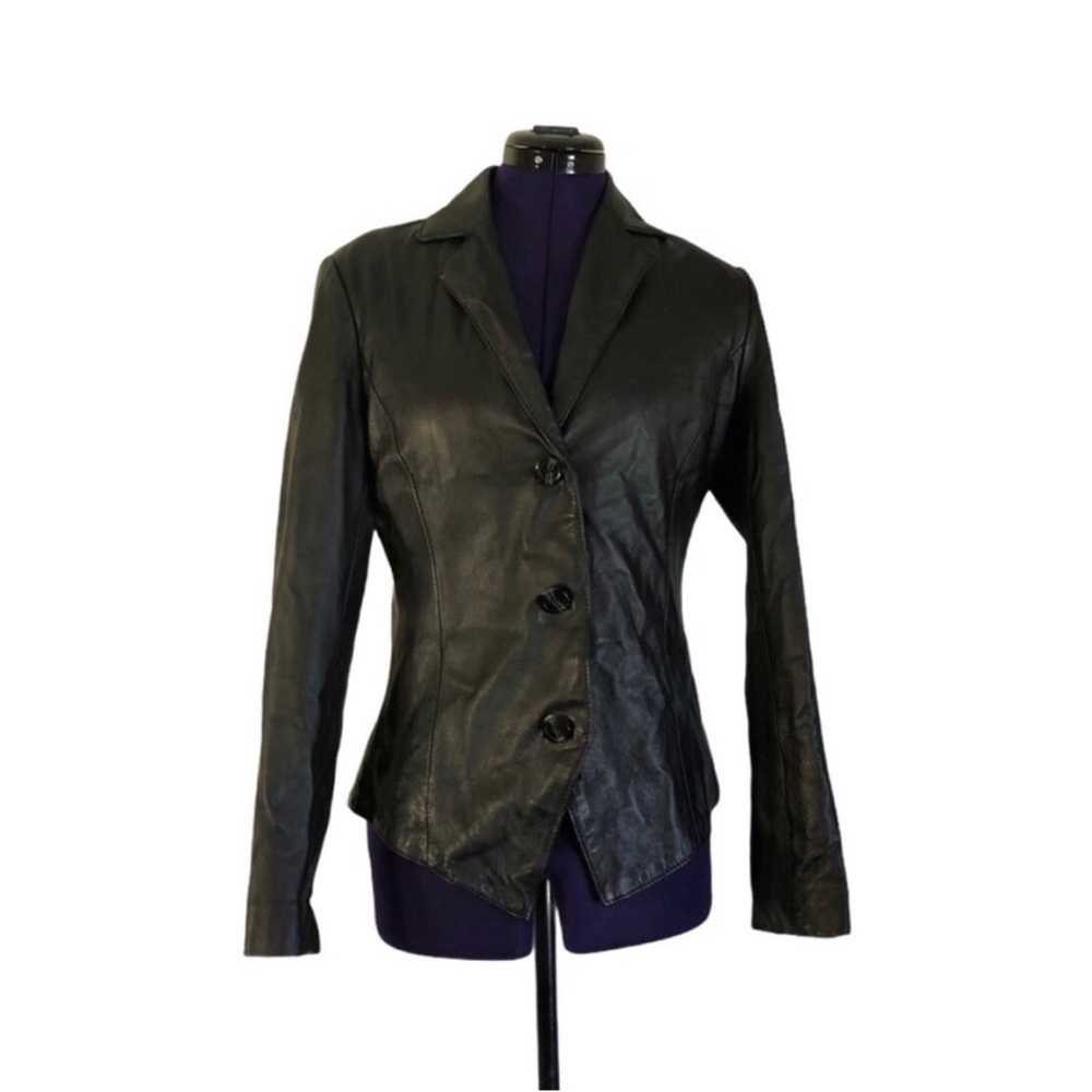 Lew Magram Black Leather Jacket